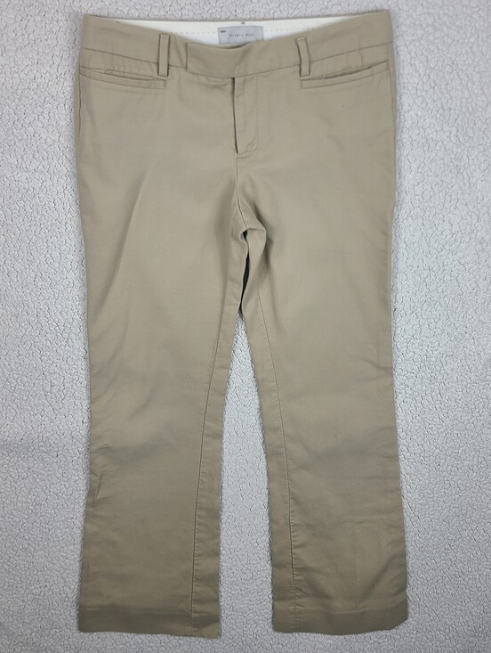 GAP Pants - Gap Modern Boot Khaki Pants Beige Bootcut‎ Chino Trousers 100% Cotton 2A